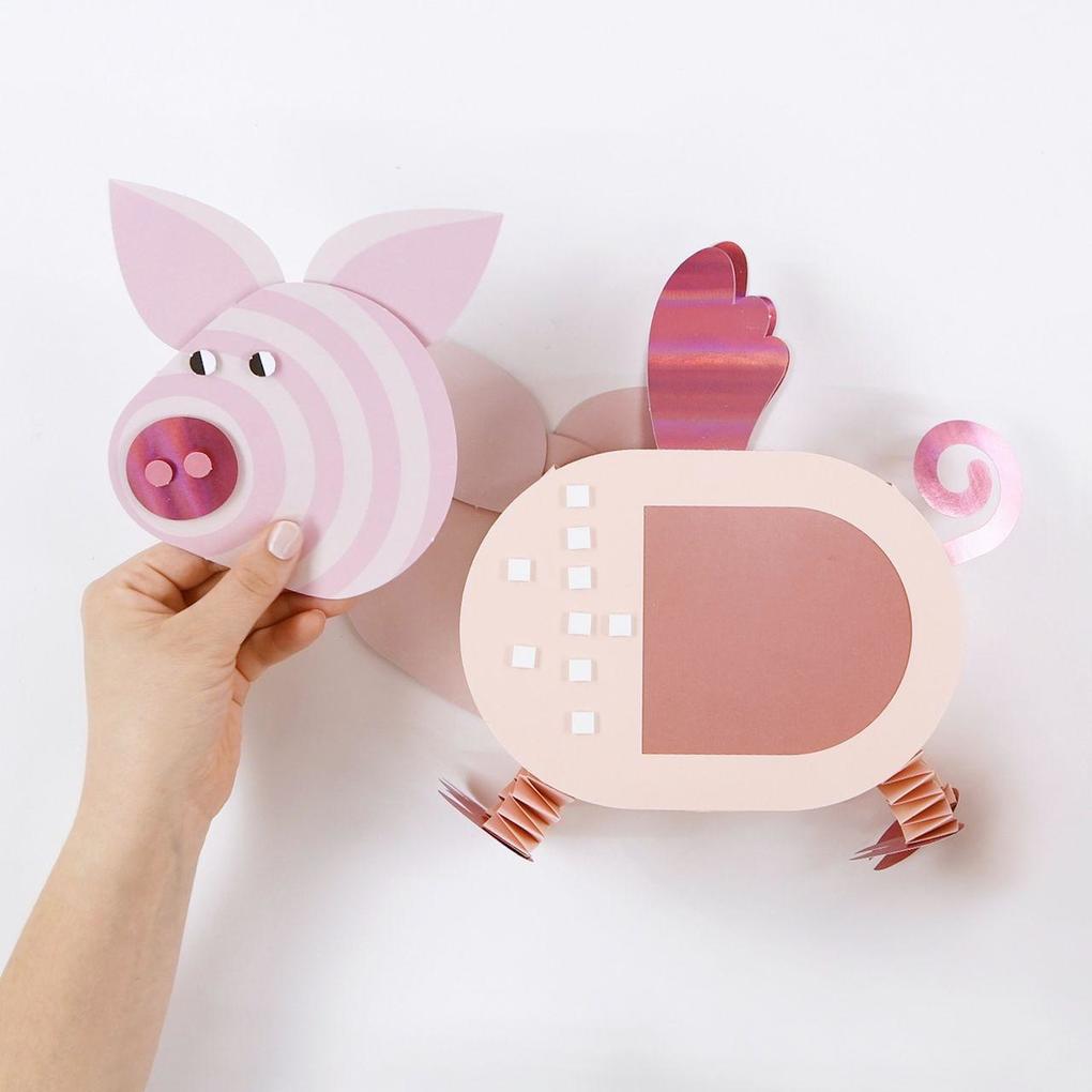 Weitere Ansicht: Laternen Bastelset Schwein, FSC MIX