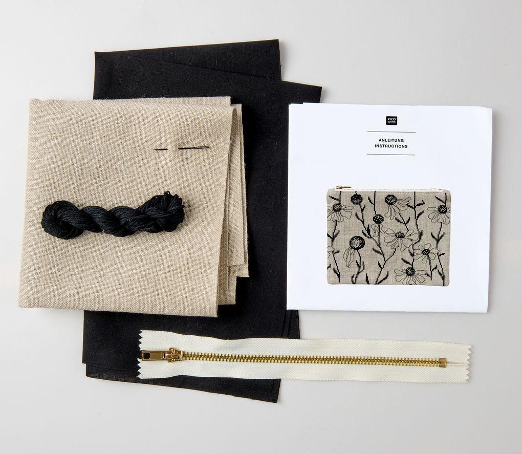 Weitere Ansicht: Stickpackung Gezählter Kreuzstich, Pouch Echinacea