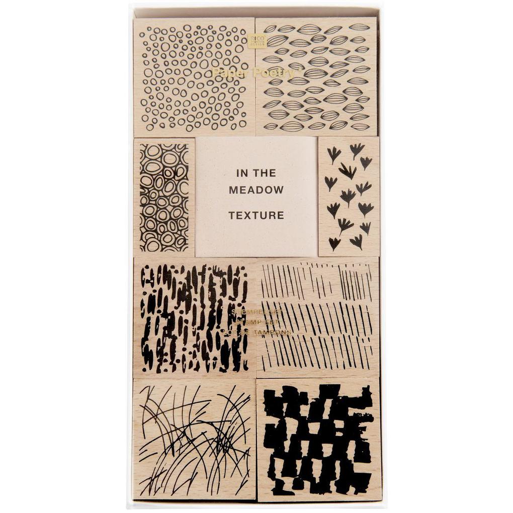 Weitere Ansicht: Stempelset In the Meadow, Texturen FSC 100%