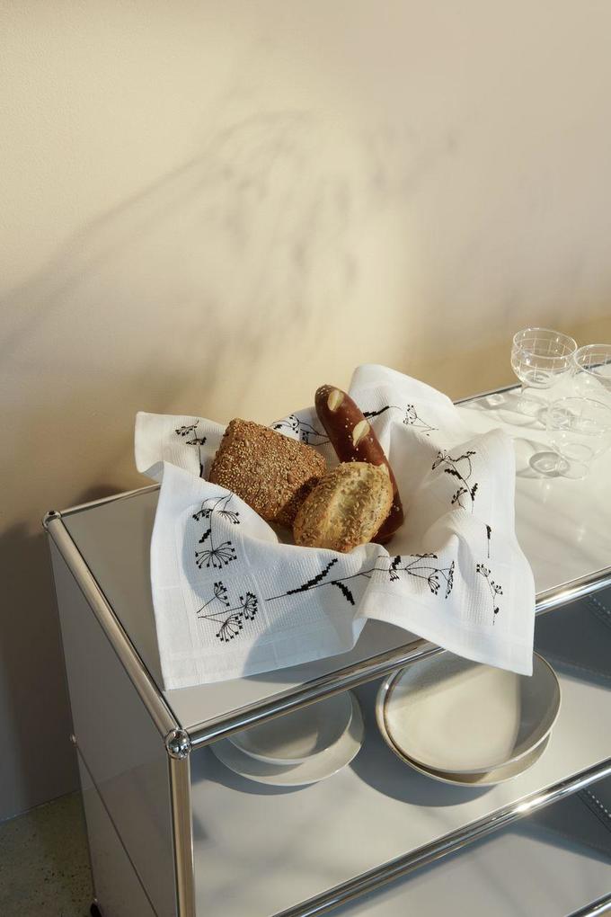 Weitere Ansicht: Stickpackung Gezählter Kreuzstich, Brotdeckchen Gräser