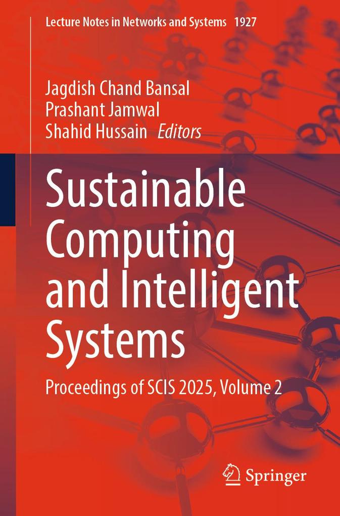 Produktbild: Sustainable Computing and Intelligent Systems