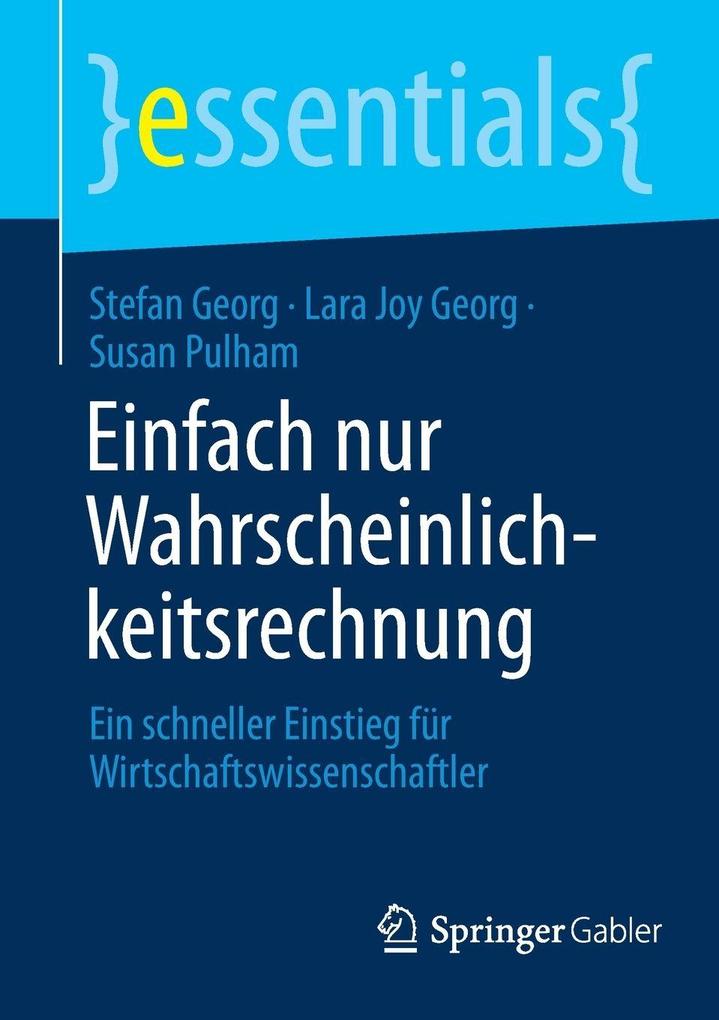Produktbild: Einfach nur Wahrscheinlichkeitsrechnung | Stefan Georg, Lara Joy Georg, Susan Pulham