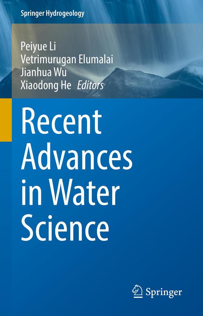 Produktbild: Recent Advances in Water Science