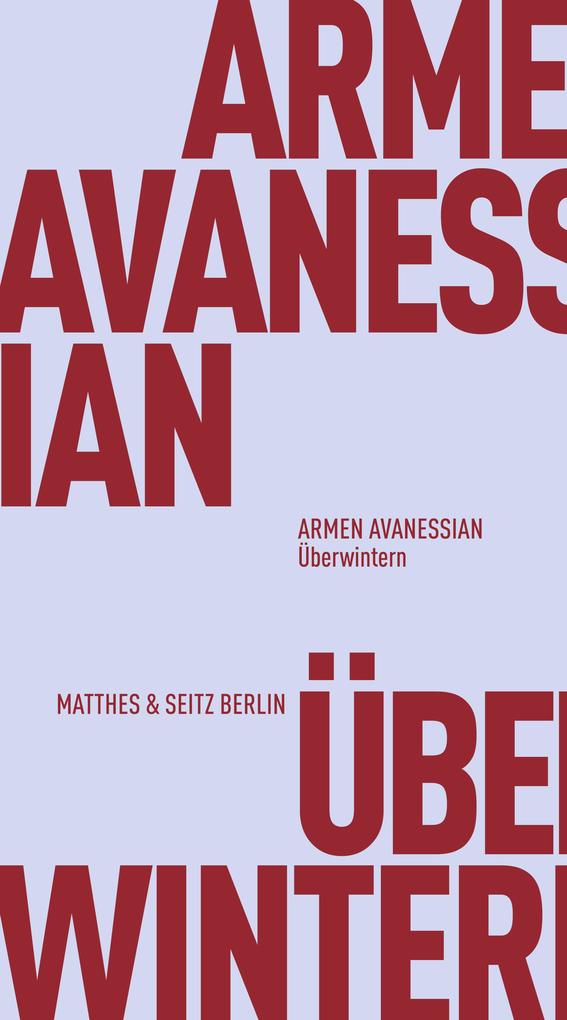 Produktbild: Überwintern | Armen Avanessian