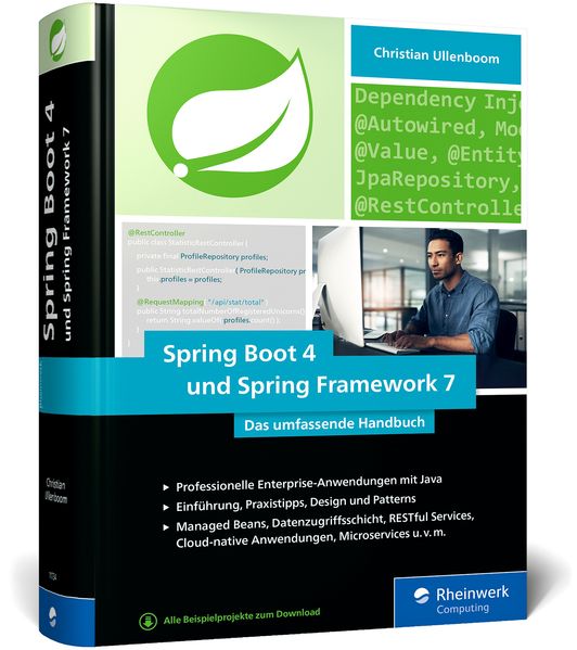 Produktbild: Spring Boot 4 und Spring Framework 7 | Christian Ullenboom