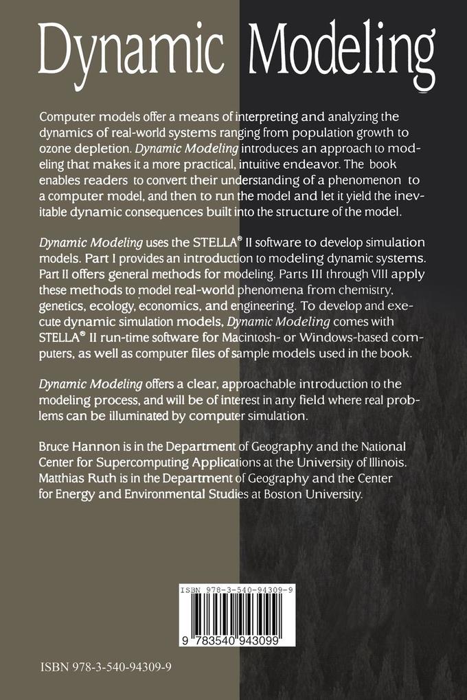 Weitere Ansicht: Dynamic Modeling | Bruce Hannon, Matthias Ruth