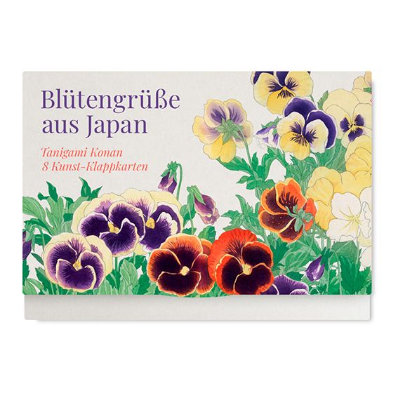Weitere Ansicht: Blütengrüße aus Japan - Acht Kunst-Klappkarten