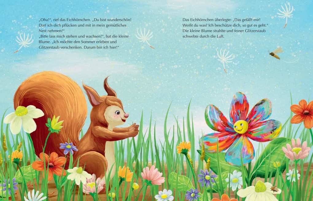 Weitere Ansicht: Die kleine Glitzerblume. Bilderbuch | Heidi Leenen