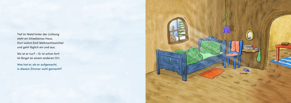 Weitere Ansicht: Wichtel Emil und der Weihnachtswirbel. Bilderbuch | Annegret Gerleit
