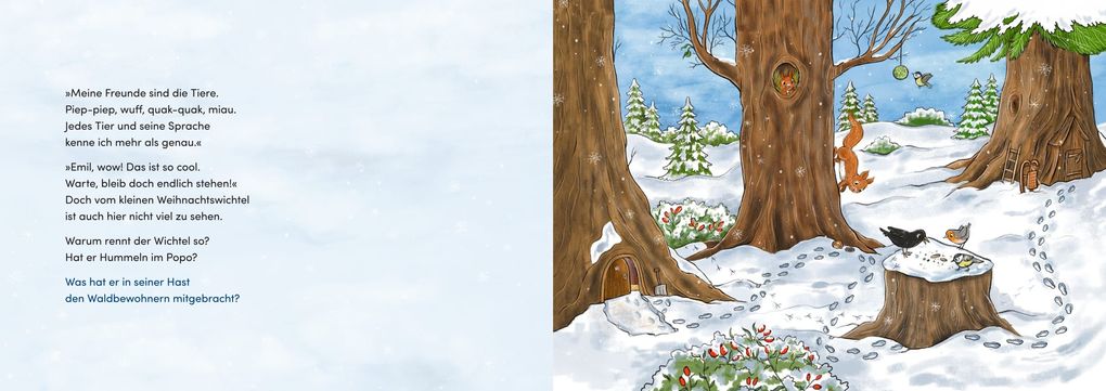 Weitere Ansicht: Wichtel Emil und der Weihnachtswirbel. Bilderbuch | Annegret Gerleit