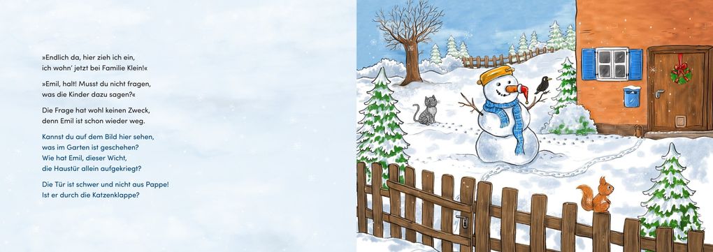 Weitere Ansicht: Wichtel Emil und der Weihnachtswirbel. Bilderbuch | Annegret Gerleit