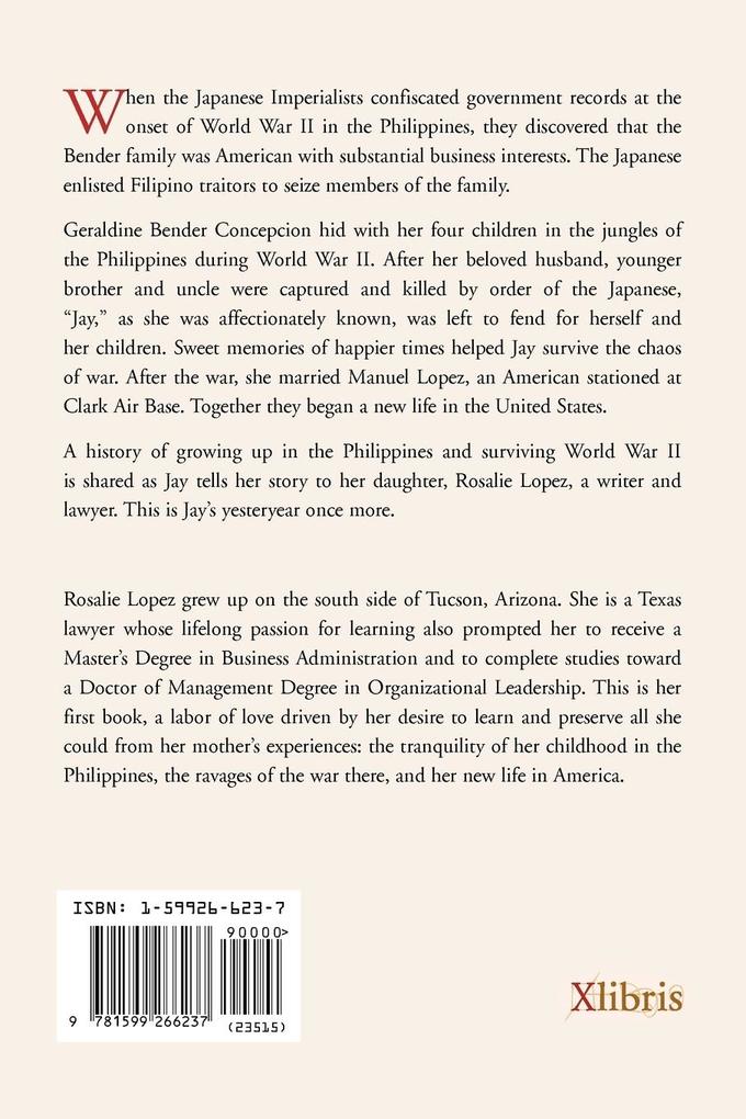Weitere Ansicht: Yesteryear Once Again | Rosalie Mercedes Bender Lopez