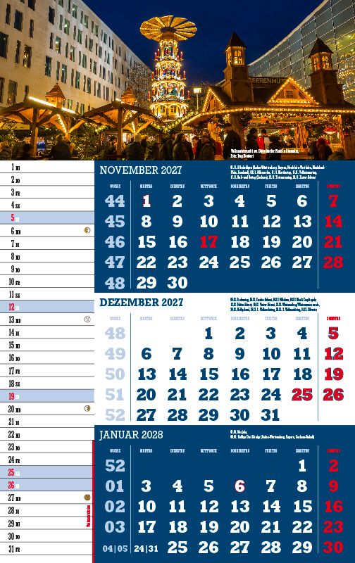 Weitere Ansicht: 3-Monatskalender Sachsen 2027 | Jörg Neubert