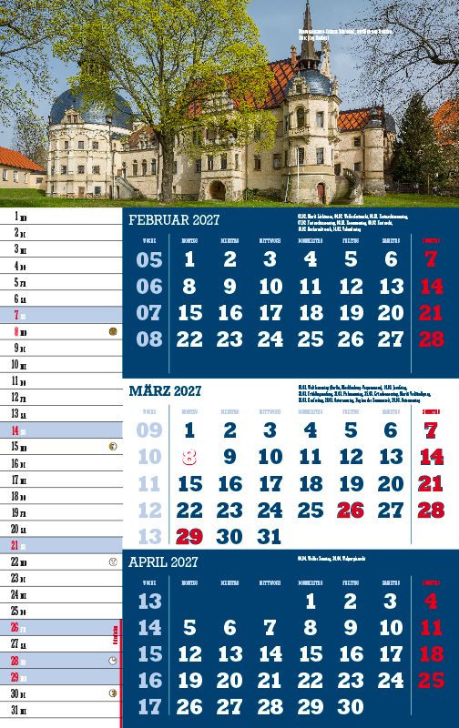 Weitere Ansicht: 3-Monatskalender Sachsen 2027 | Jörg Neubert