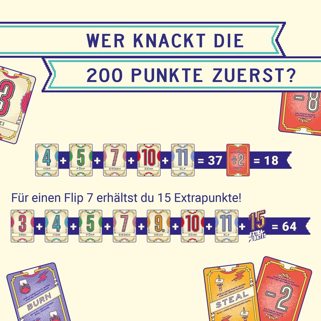Weitere Ansicht: Flip 7 Voll Fies! | Eric Olsen