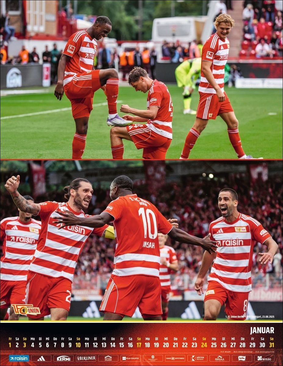 Weitere Ansicht: 1. FC Union Berlin Posterkalender 2027