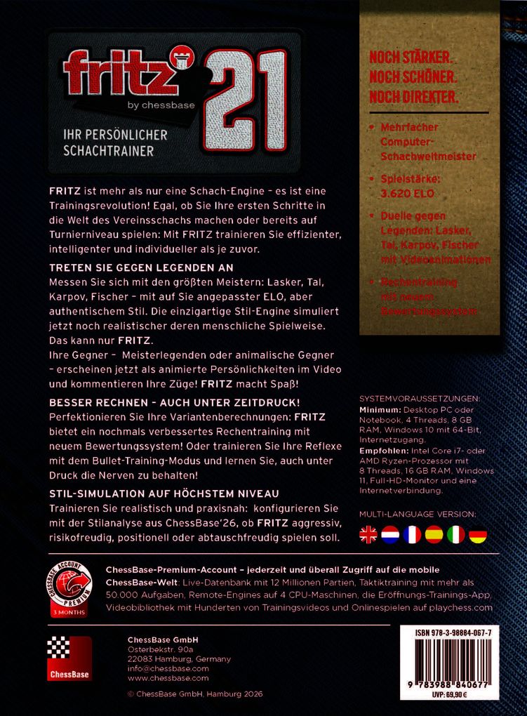 Weitere Ansicht: Fritz 21. Code in Box