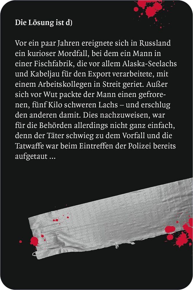 Weitere Ansicht: Das große True Crime Quiz | Grinning Cat GmbH