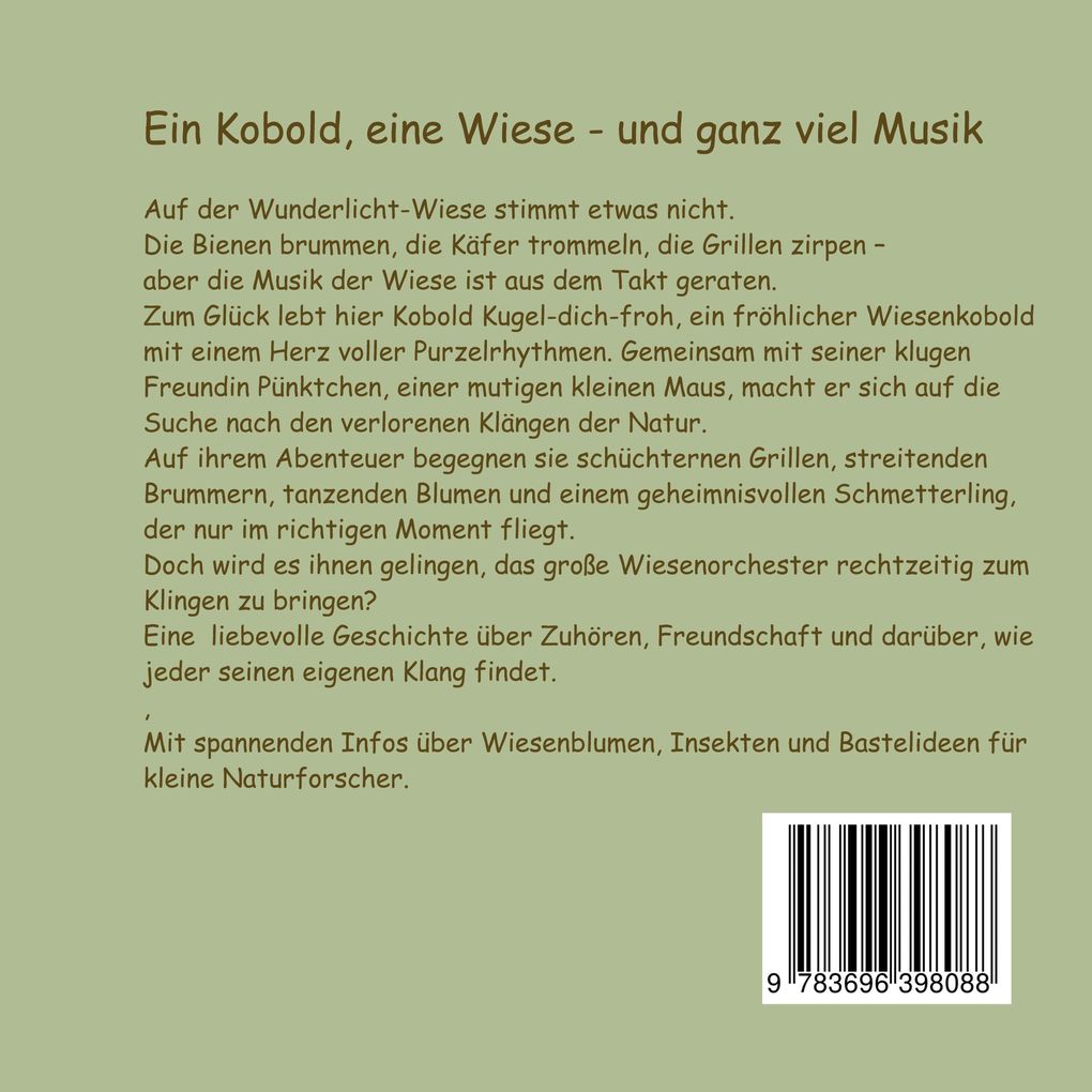 Weitere Ansicht: Kobold Kugel-dich-froh und das geheime Wiesenkonzert | Kunigunde Gautschin
