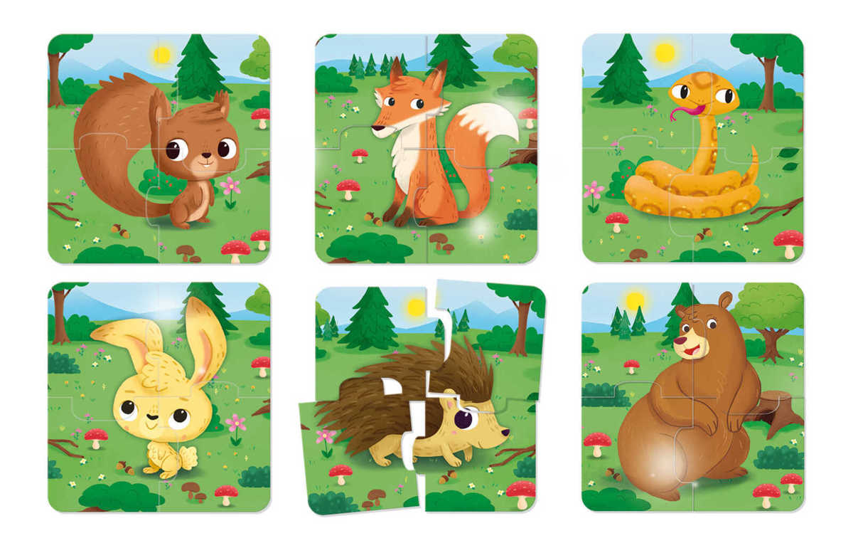 Weitere Ansicht: Carotina Baby Puzzle: Der Wald