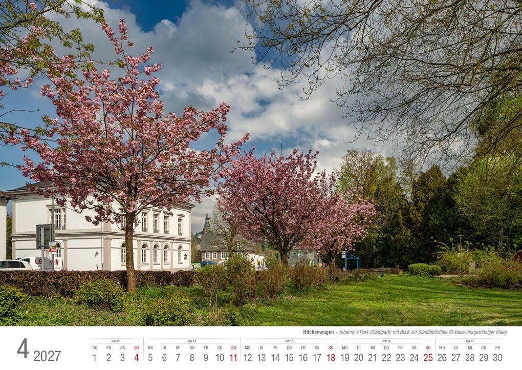 Weitere Ansicht: Hückeswagen 2027 Bildkalender A3 quer Spiralbindung