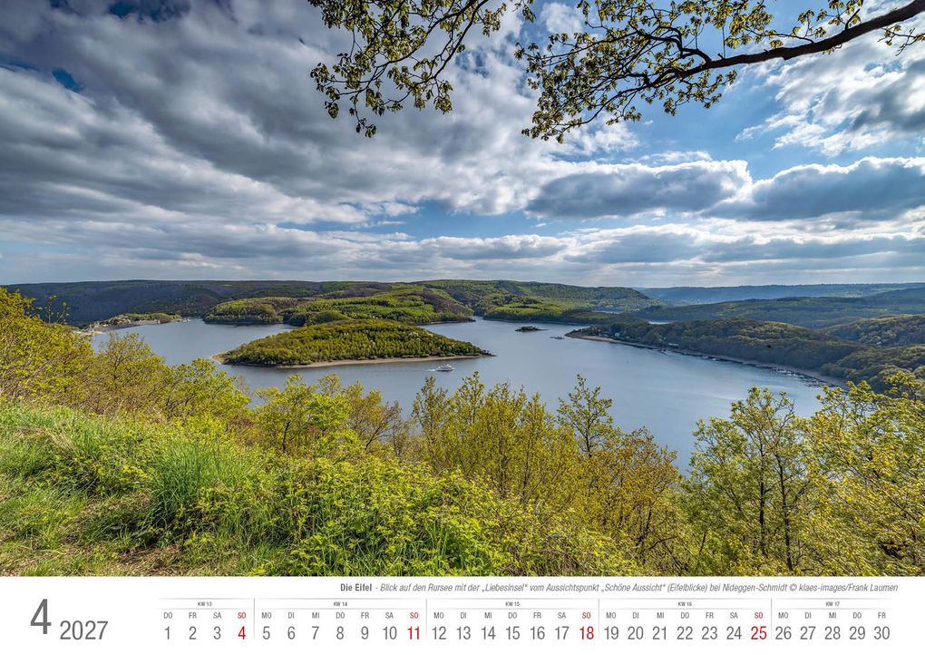 Weitere Ansicht: Eifel 2027 Bildkalender A3 Spiralbindung