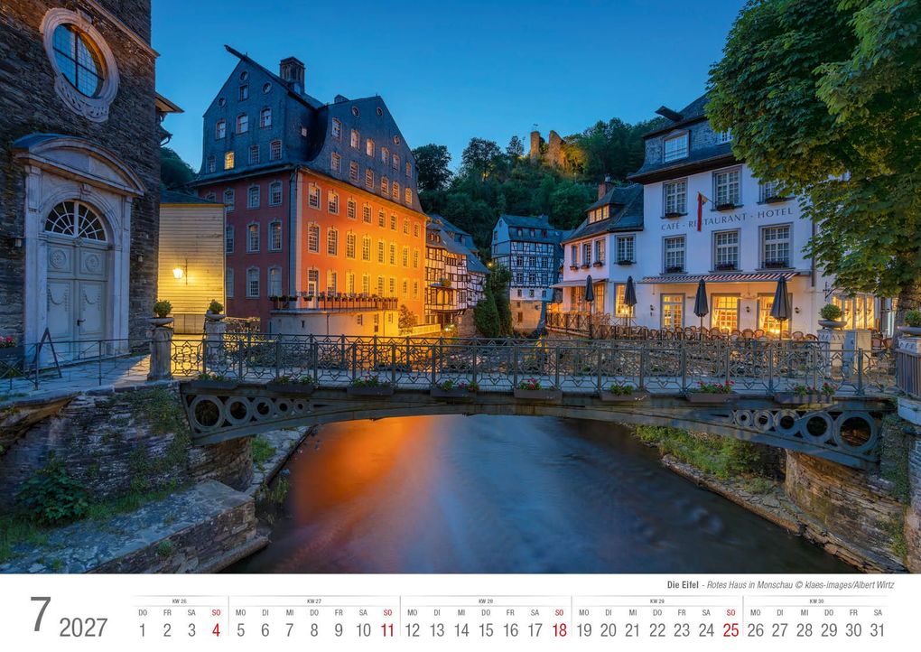 Weitere Ansicht: Eifel 2027 Bildkalender A3 Spiralbindung