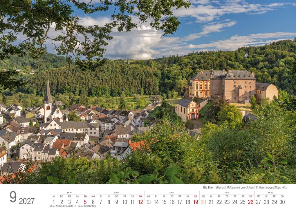 Weitere Ansicht: Eifel 2027 Bildkalender A3 Spiralbindung