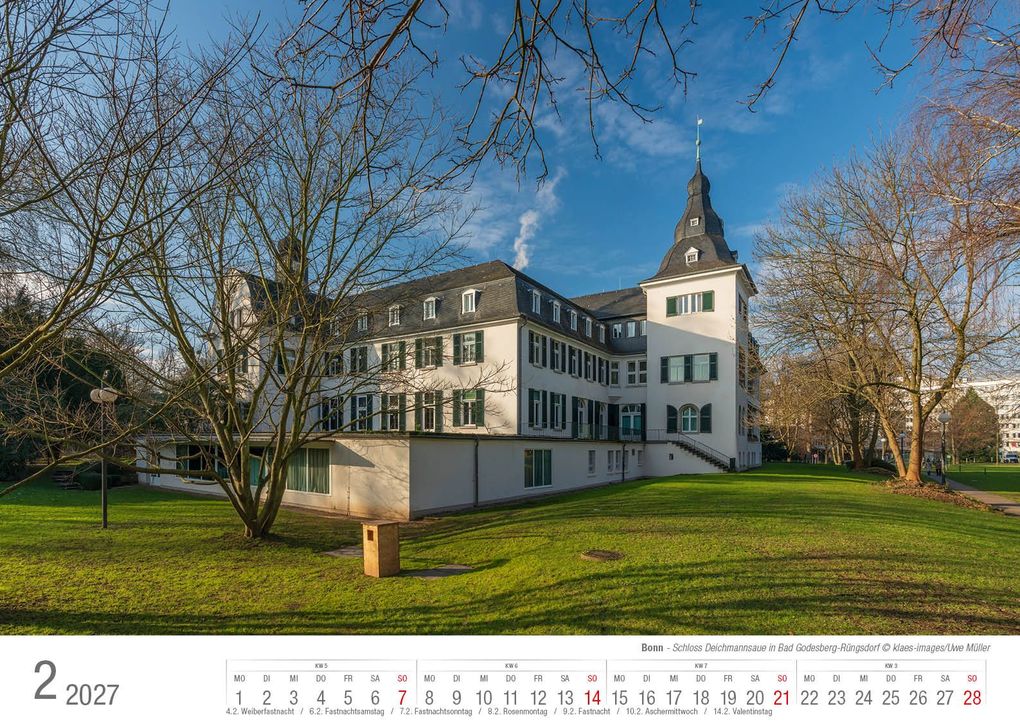 Weitere Ansicht: Bonn 2027 Bildkalender A3 quer, spiralgebunden
