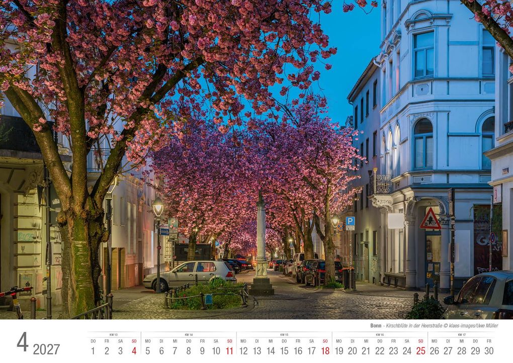 Weitere Ansicht: Bonn 2027 Bildkalender A3 quer, spiralgebunden