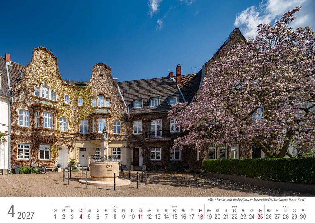 Weitere Ansicht: Köln 2027 Bildkalender A4 quer, spiralgebunden