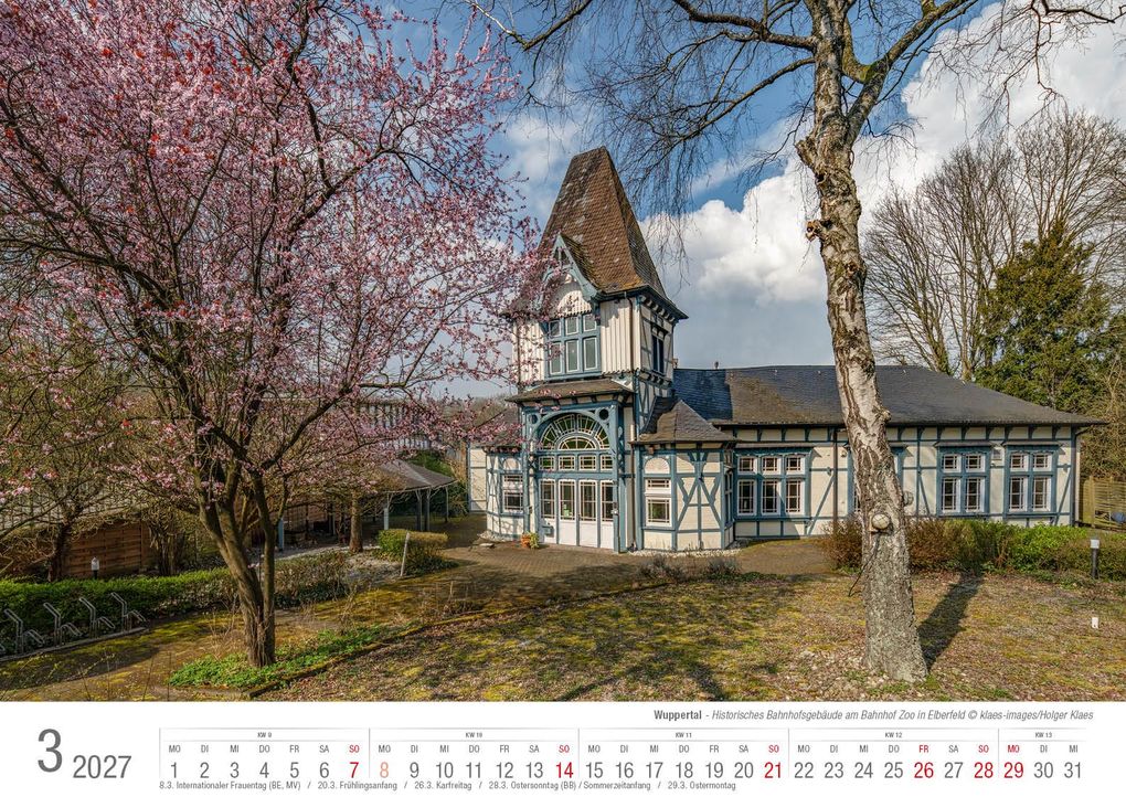 Weitere Ansicht: Wuppertal 2027 Bildkalender A3 Spiralbindung