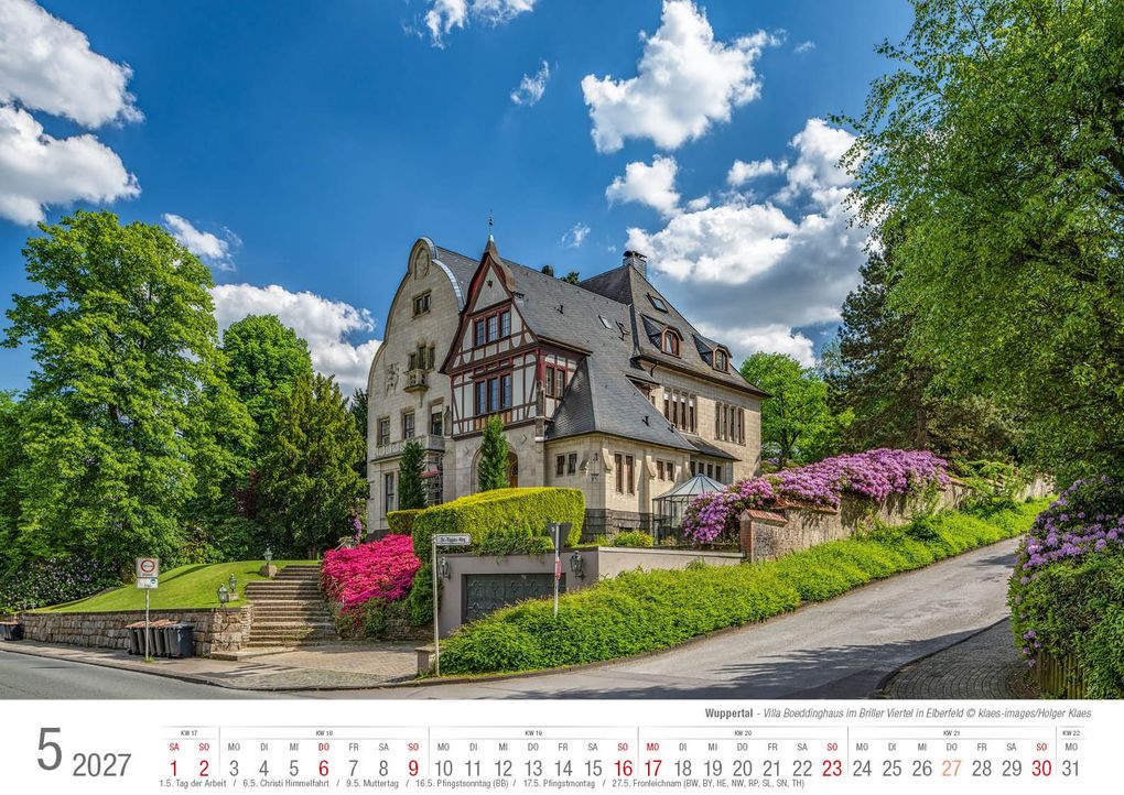 Weitere Ansicht: Wuppertal 2027 Bildkalender A3 Spiralbindung
