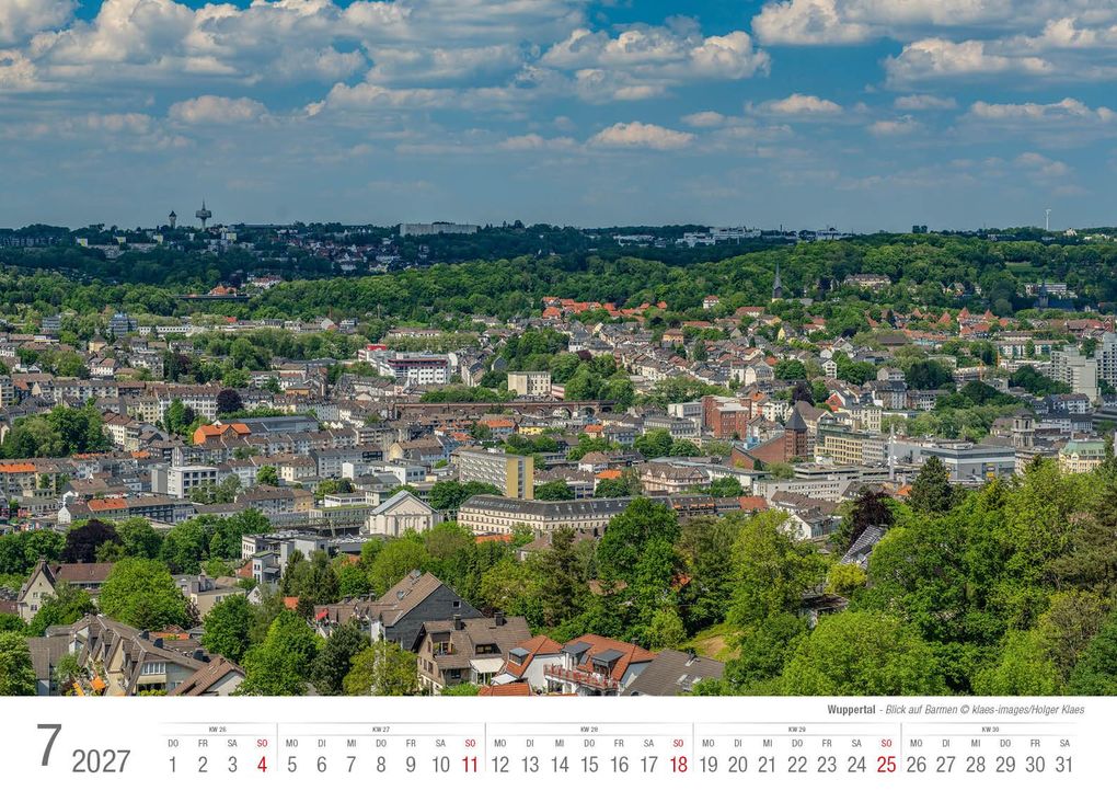 Weitere Ansicht: Wuppertal 2027 Bildkalender A3 Spiralbindung
