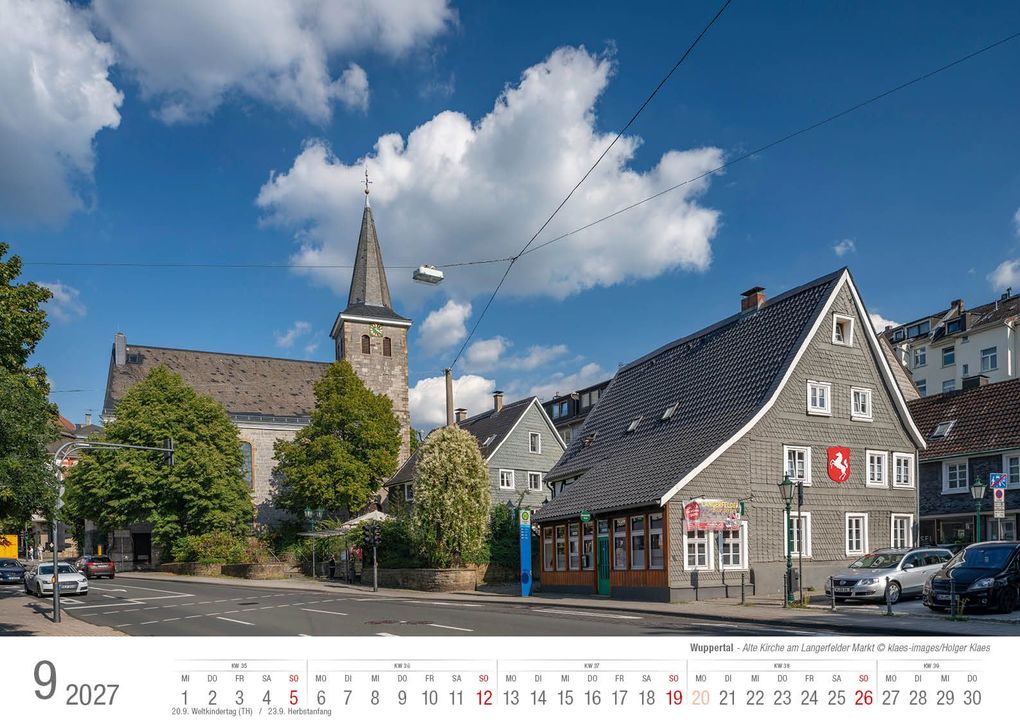 Weitere Ansicht: Wuppertal 2027 Bildkalender A3 Spiralbindung