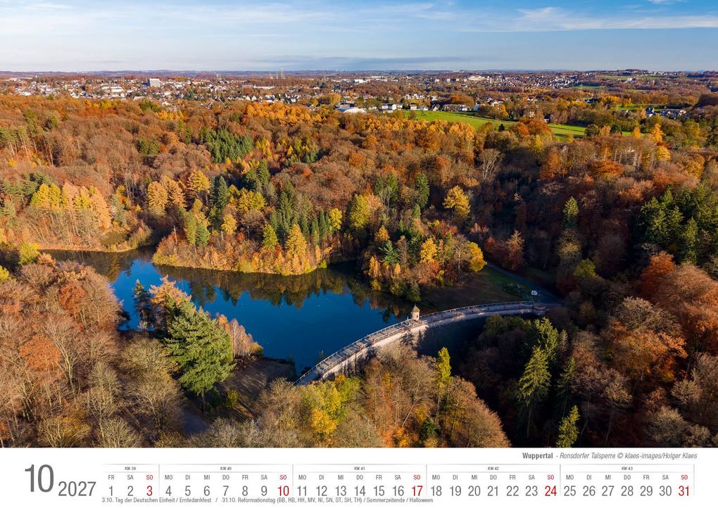 Weitere Ansicht: Wuppertal 2027 Bildkalender A3 Spiralbindung