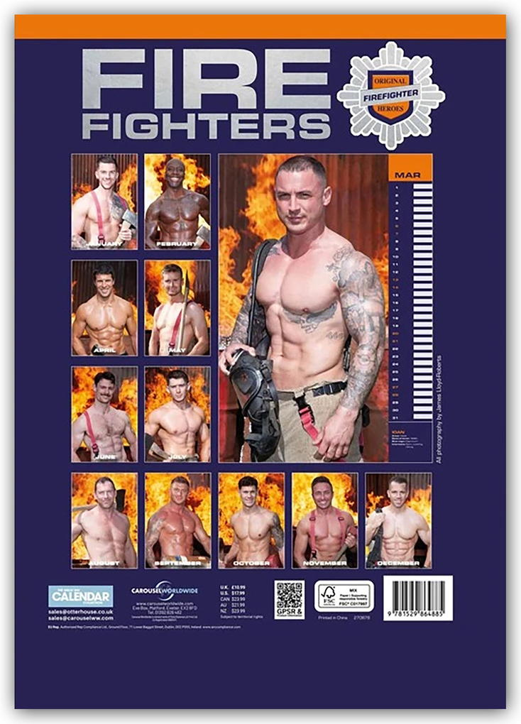 Weitere Ansicht: Fire Fighters - Feuerwehrmänner 2027 - A3-Posterkalender | Carousel