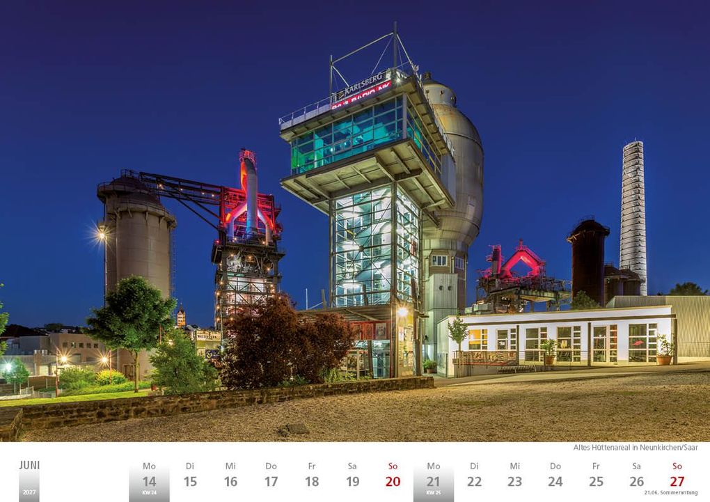 Weitere Ansicht: Rheinland 2027 Wandkalender A4 quer Spiralbindung 28 Blatt mit 56 Seiten