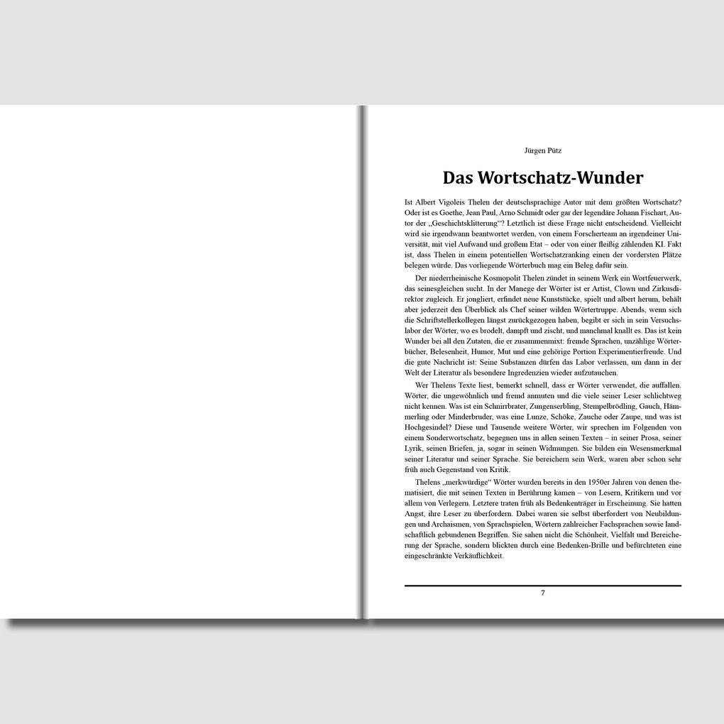 Weitere Ansicht: Das Albert Vigoleis Thelen Wörterbuch