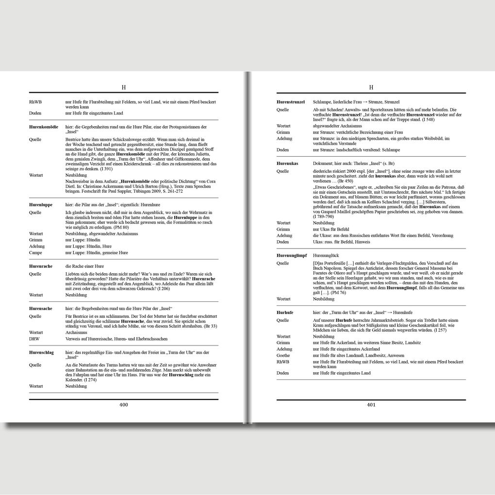 Weitere Ansicht: Das Albert Vigoleis Thelen Wörterbuch