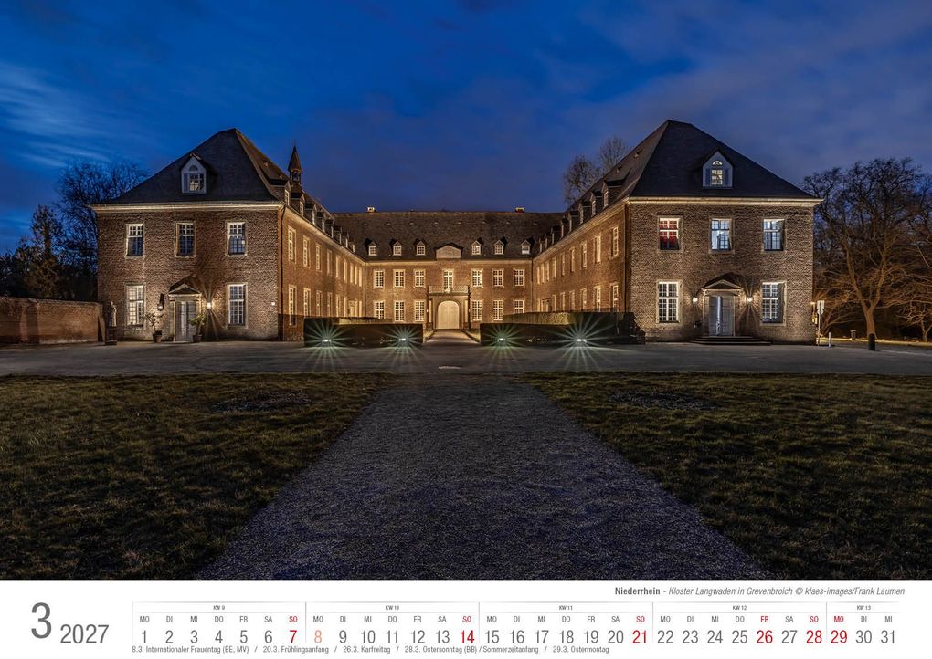Weitere Ansicht: Niederrhein 2027 Bildkalender A3 Spiralbindung