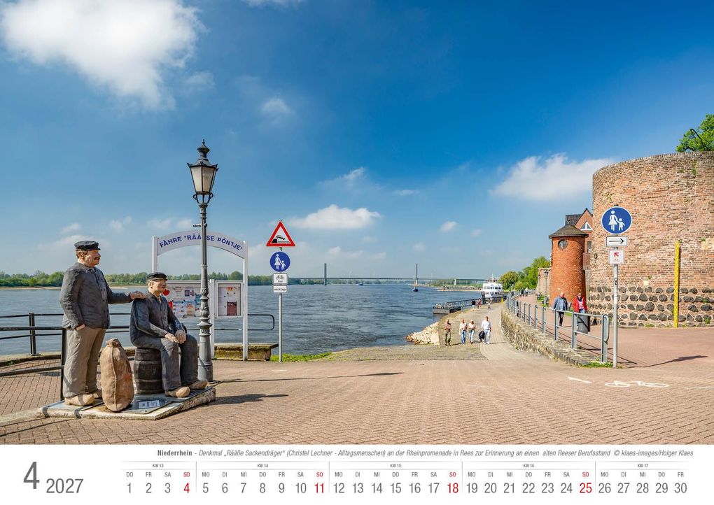 Weitere Ansicht: Niederrhein 2027 Bildkalender A3 Spiralbindung
