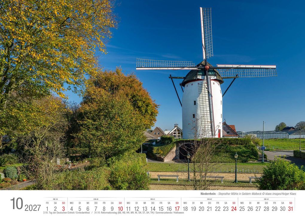 Weitere Ansicht: Niederrhein 2027 Bildkalender A3 Spiralbindung