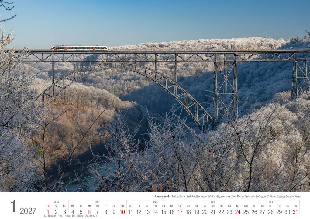 Weitere Ansicht: Remscheid 2027 Bildkalender A3 Spiralbindung