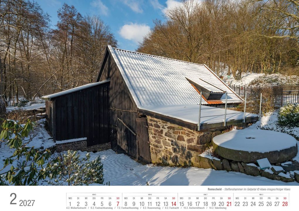 Weitere Ansicht: Remscheid 2027 Bildkalender A3 Spiralbindung