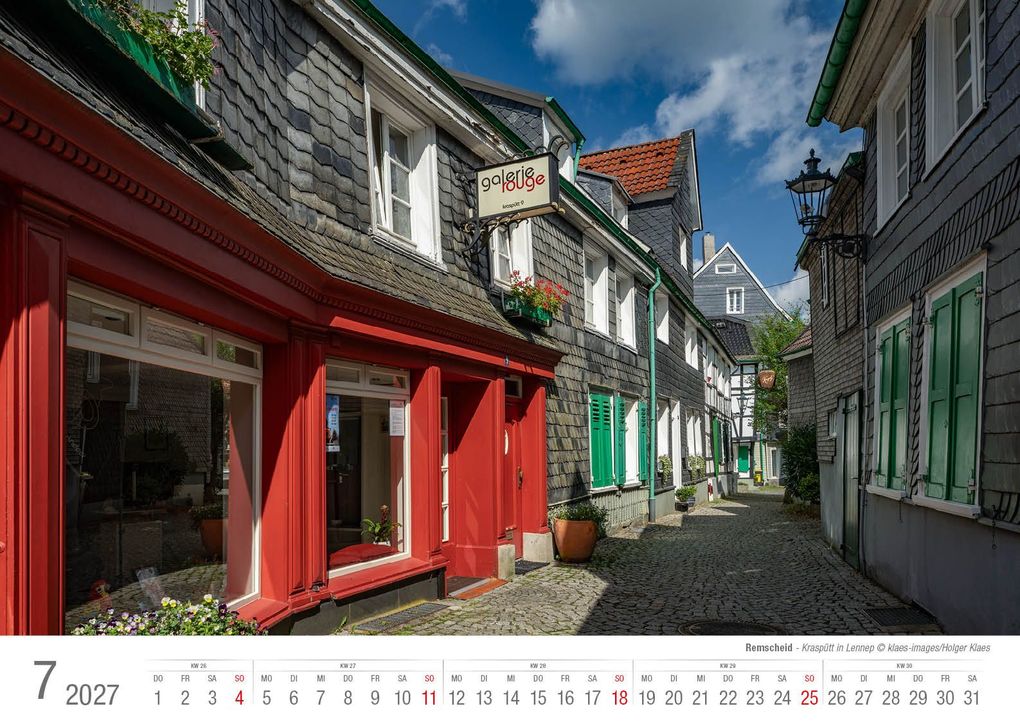 Weitere Ansicht: Remscheid 2027 Bildkalender A3 Spiralbindung