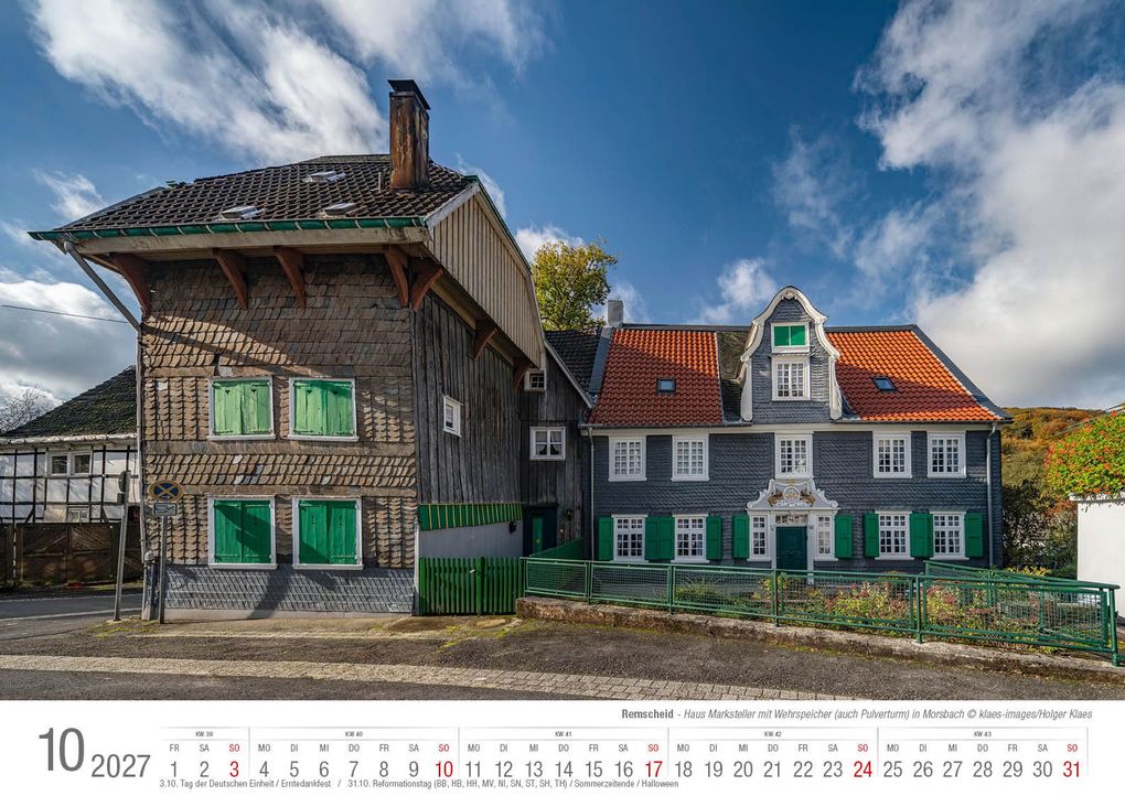 Weitere Ansicht: Remscheid 2027 Bildkalender A3 Spiralbindung
