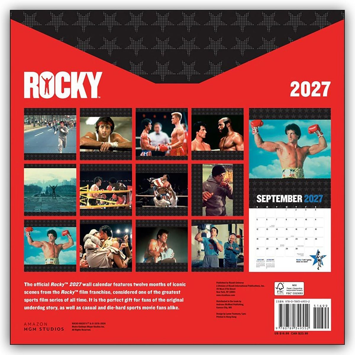 Weitere Ansicht: Rocky 2027 - Wandkalender | Universe Publishing