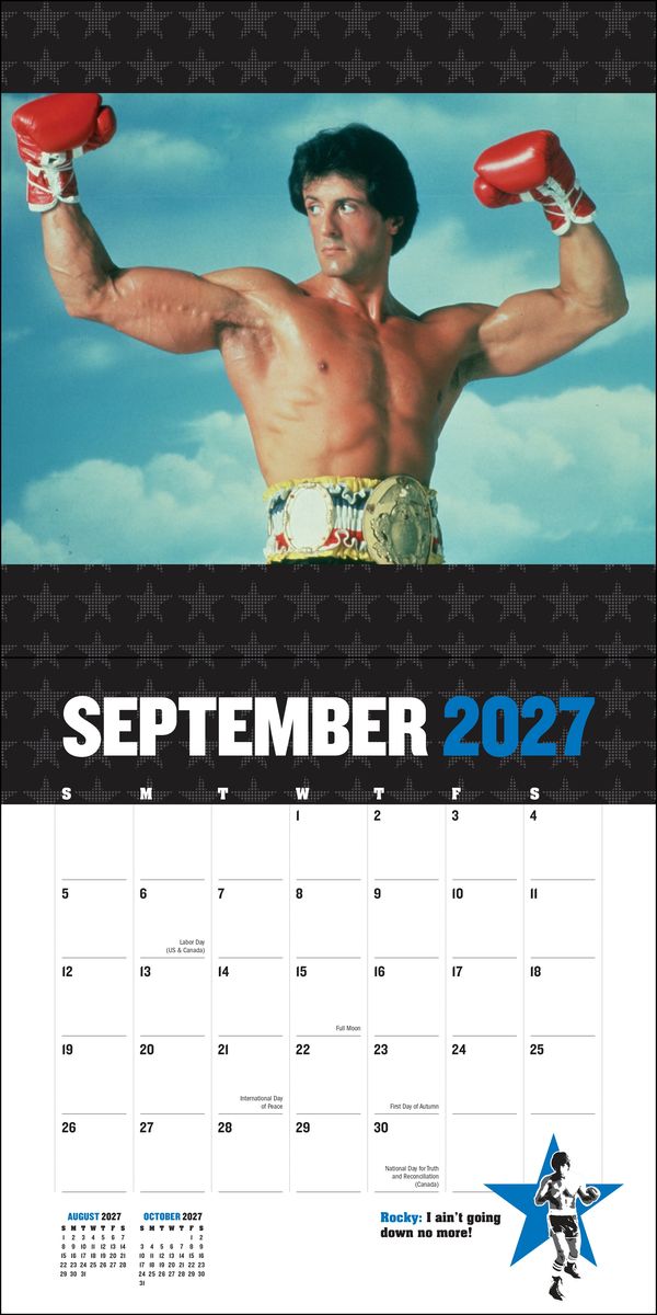 Weitere Ansicht: Rocky 2027 - Wandkalender | Universe Publishing