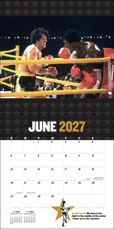 Weitere Ansicht: Rocky 2027 - Wandkalender | Universe Publishing